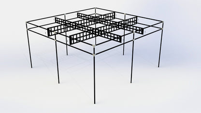 Permanent 9 Square Castle Squares