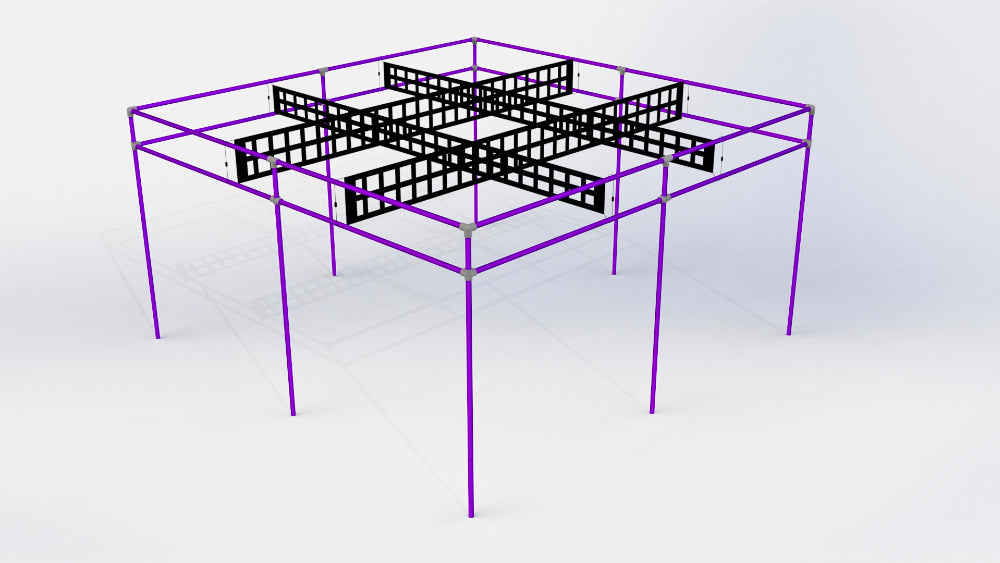 Permanent 9 Square Castle Squares