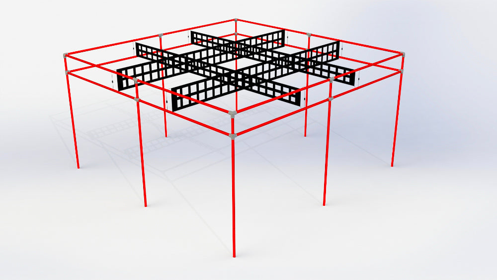 Permanent 9 Square Castle Squares