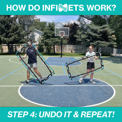 People taking Infinets apart to make a different game